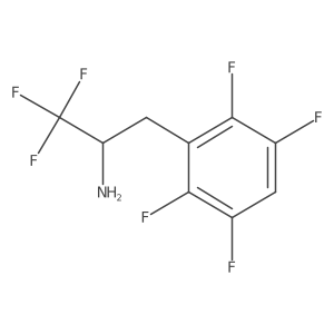 1,1,1-Trifluoro-3-(2,3,5,6-tetrafluorophenyl)propan-2-amine结构式