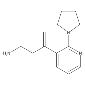 3-[2-(Pyrrolidin-1-yl)pyridin-3-yl]but-3-en-1-amine Structure