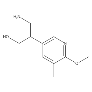 3-Amino-2-(6-methoxy-5-methylpyridin-3-yl)propan-1-ol Structure