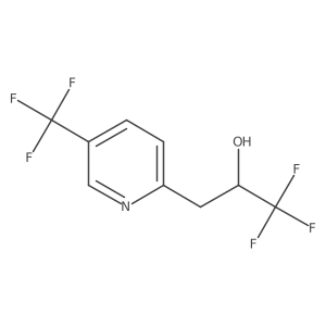 1,1,1-Trifluoro-3-[5-(trifluoromethyl)pyridin-2-yl]propan-2-ol结构式