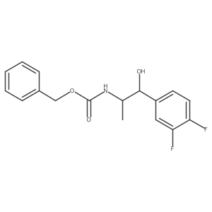benzyl N-[1-(3,4-difluorophenyl)-1-hydroxypropan-2-yl]carbamate Structure