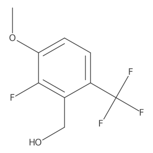 (2-Fluoro-3-methoxy-6-(trifluoromethyl)phenyl)methanol Structure