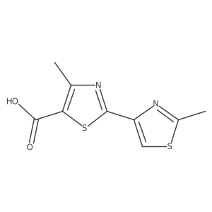 2a(2),4-Dimethyl[2,4a(2)-bithiazole]-5-carboxylic acid Structure