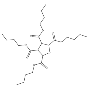 Furantetracarboxylic acid, tetrahydro-, tetrabutyl ester Structure
