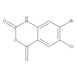 7-Bromo-6-chloro-2H-benzo[d][1,3]oxazine-2,4(1H)-dione Structure