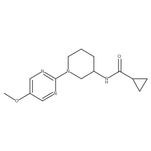 N-[1-(5-methoxypyrimidin-2-yl)piperidin-3-yl]cyclopropanecarboxamide Structure
