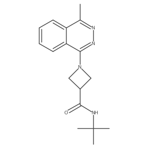 N-tert-butyl-1-(4-methylphthalazin-1-yl)azetidine-3-carboxamide Structure