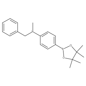 N-benzyl-N-methyl-N-[4-(4,4,5,5-tetramethyl-1,3,2-dioxaborolan-2-yl)phenyl]amine结构式