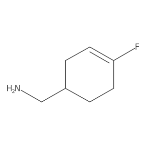 4-Fluoro-3-cyclohexene-1-methanamine Structure