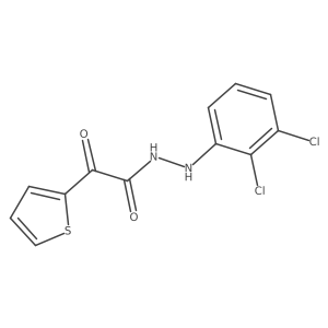 I+/--Oxo-2-thiopheneacetic acid 2-(2,3-dichlorophenyl)hydrazide Structure