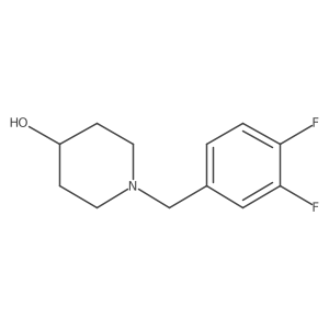 1-[(3,4-Difluorophenyl)methyl]piperidin-4-ol Structure