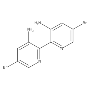 5,5'-Dibromo-[2,2'-bipyridine]-3,3'-diamine结构式