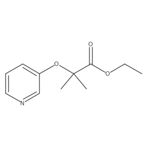 Ethyl 2-methyl-2-(3-pyridinyloxy)propanoate Structure