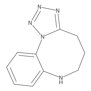 4,5,6,7-Tetrahydrotetrazolo[1,5-a][1,6]benzodiazocine结构式