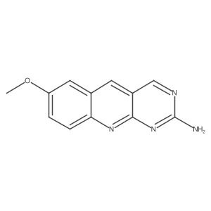 7-Methoxypyrimido[4,5-b]quinolin-2-amine Structure