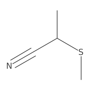 2-(Methylsulfanyl)propanenitrile结构式