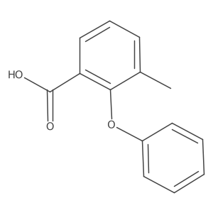 Benzoic acid, 3-methyl-2-phenoxy- Structure