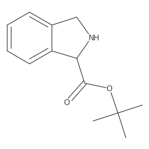 2,3-Dihydro-1h-isoindole-1-carboxylic acid tert-butyl ester结构式