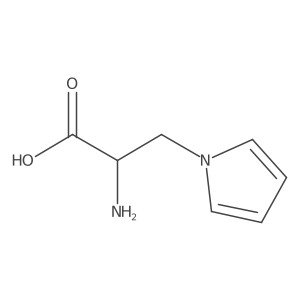 2-amino-3-(1H-pyrrol-1-yl)propanoic acid结构式