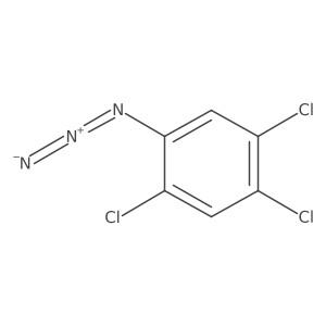 1-Azido-2,4,5-trichlorobenzene Structure
