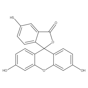 3',6'-Dihydroxy-5-mercapto-3H-spiro[isobenzofuran-1,9'-xanthen]-3-one结构式