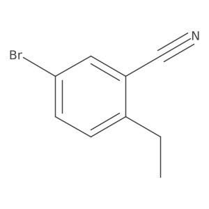 5-Bromo-2-ethylbenzonitrile Structure