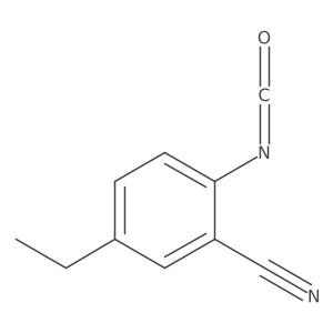 5-Ethyl-2-isocyanatobenzonitrile Structure