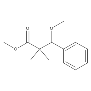 Methyl 3-methoxy-2,2-dimethyl-3-phenylpropanoate结构式