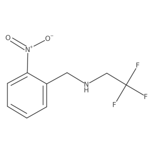 [(2-Nitrophenyl)methyl](2,2,2-trifluoroethyl)amine结构式