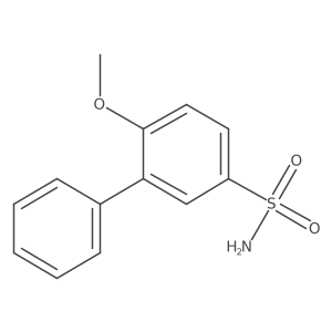 4-Methoxy-3-phenylbenzene-1-sulfonamide Structure
