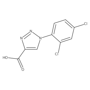 1-(2,4-dichlorophenyl)-1H-1,2,3-triazole-4-carboxylic acid Structure