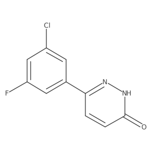6-(3-Chloro-5-fluorophenyl)-3(2H)-pyridazinone Structure