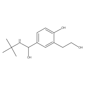 4-[[[1,1,1,3,3,3-Hexadeuterio-2-(trideuteriomethyl)propan-2-yl]amino]-hydroxymethyl]-2-(2-hydroxyethyl)phenol Structure