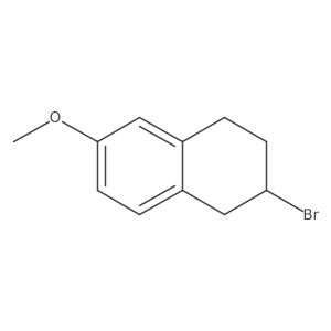 2-Bromo-6-methoxy-1,2,3,4-tetrahydronaphthalene结构式