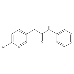 2-(6-Chloro-pyridin-3-yl)-N-pyridin-2-yl-acetamide结构式
