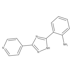 2-[5-(pyridin-4-yl)-4H-1,2,4-triazol-3-yl]aniline Structure