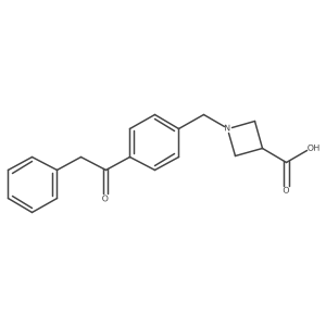 1-(4-(2-Phenylacetyl)benzyl)azetidine-3-carboxylic acid Structure