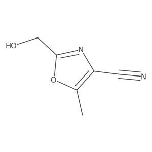 4-Oxazolecarbonitrile, 2-(hydroxymethyl)-5-methyl-结构式
