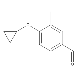 4-Cyclopropoxy-3-methylbenzaldehyde Structure