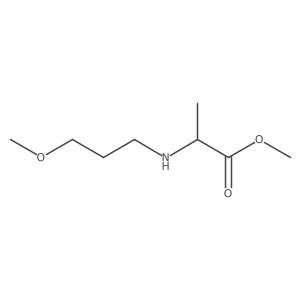 Methyl (3-methoxypropyl)alaninate结构式
