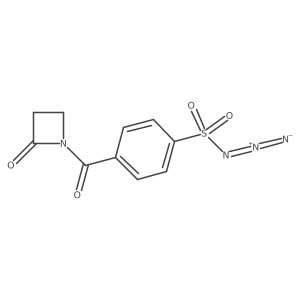 Benzenesulfonyl azide, 4-[(2-oxo-1-azetidinyl)carbonyl]- Structure