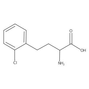 (R)-2-Amino-4-(2-chlorophenyl)butanoic acid Structure
