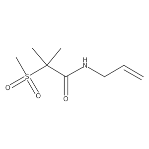 Propanamide, 2-methyl-2-(methylsulfonyl)-N-2-propen-1-yl-结构式