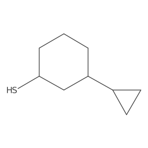 3-Cyclopropylcyclohexane-1-thiol Structure