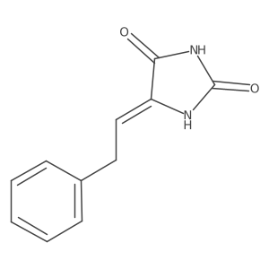 5-(2-Phenylethylidene)imidazolidine-2,4-dione结构式