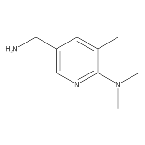 (5-Aminomethyl-3-methylpyridin-2-yl)dimethylamine结构式