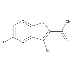 3-Amino-5-fluorobenzo[b]thiophene-2-carboxylic acid Structure