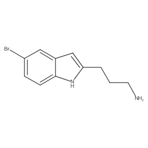 3-(5-bromo-1H-indol-2-yl)propan-1-amine Structure