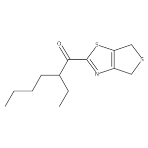 1-(4,6-Dihydro-thieno[3,4-d]thiazol-2-yl)-2-ethyl-hexan-1-one Structure