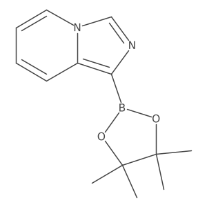 1-(4,4,5,5-Tetramethyl-1,3,2-dioxaborolan-2-yl)imidazo[1,5-a]pyridine Structure